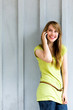 Girl with her mobile phone