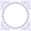 Vector: Round frame in pastel shades Round frame in pastel shades