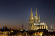 Kölner Dom Nachtaufnahme