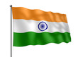 Indien-Flagge