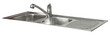 lavello in acciaio inox