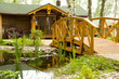 Freshwater marsh with bridge Freshwater marsh with bridge