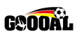 GOOOAL - Vektor Illustration