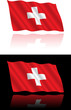 Swiss Flag Flowing Swiss Flag Flowing