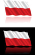 Polish Flag Flowing Polish Flag Flowing