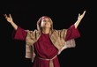 Woman Dressed As Mary, Mother Of Jesus