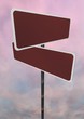 Blank Road Sign