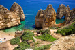 Algarve rock - coast in Portugal Algarve rock - coast in Portugal