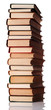 opened book, lying on the bookshelf