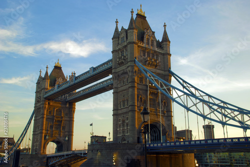 Photo: Tower Bridge at dusk, London Tower Bridge at dusk, London