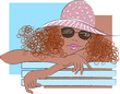 Girl with sunglasses