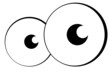 Cartoon eyes