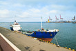 Sea port view in Odessa
