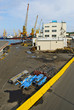 Sea port view in Odessa