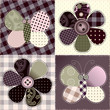 patchwork with flowers and butterfy patchwork with flowers and butterfy