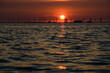 Sonnenuntergang mit Blick auf die Küste