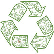 Pretty Recycle symbol Pretty Recycle symbol