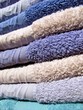 Pile de serviettes de toilette