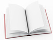 white book isolated on white