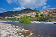 The village of Roquebrun in the Languedoc The village of Roquebrun in the Languedoc