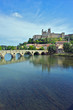 The Cathedral of Beziers and the River Orb The Cathedral of Beziers and the River Orb