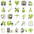 medicine Green Icons