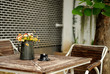 table and flower