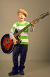 The boy with a guitar