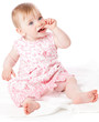 Portrait of little baby girl