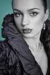Beautiful fashion girl on the green background Beautiful fashion girl on the green background