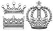 Vector: Ornate Crowns Ornate Crowns