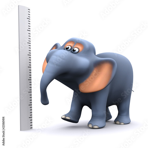 Illustration: 3d Dimensional elephant 3d Dimensional elephant