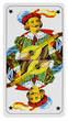 carte joker, fond blanc carte joker, fond blanc