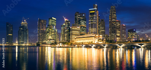 skyline von singapur skyline von singapur