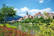 Frohnleiten-small city above Mur river,Austria.