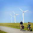 Photo: Ballade en vélo au pied des éoliennes Ballade en vélo au pied des éoliennes