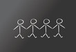 Chalkboard with text