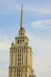 spire of the hotel in moscow spire of the hotel in moscow