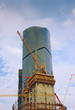 Sky-scraprer building site in Moscow city Sky-scraprer building site in Moscow city