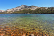Magnificent huge lake  in Yellowstone