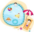Vector: swimming pool swimming pool