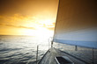 Photo: Sailing and sunset sky Sailing and sunset sky