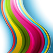 Colorful abstract waves