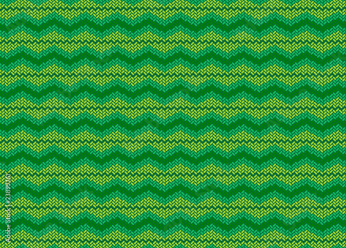 Vector: A woolen yarn design green A woolen yarn design green