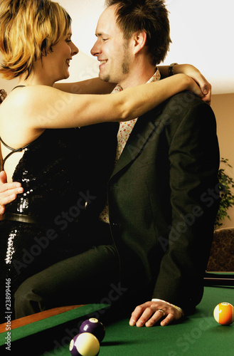Photo: Couple Embraces Couple Embraces