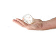 Photo: Hand holding crystal ball Hand holding crystal ball