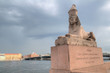 Russia, Saint-Petersburg, granite sphinxes Russia, Saint-Petersburg, granite sphinxes