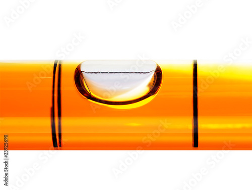 Photo: Spirit level bubble Spirit level bubble