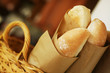Bread in basket
