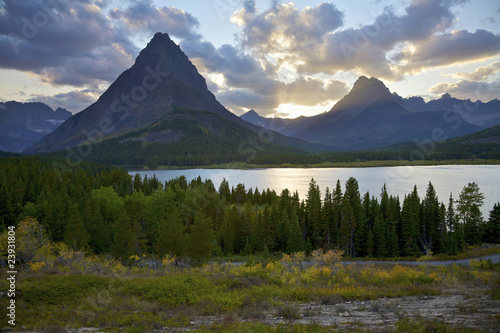 Photo: Swiftcurrent Lake Swiftcurrent Lake